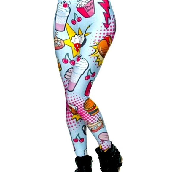Retro Carton Funky Fun Leggings - Picture 8 of 14